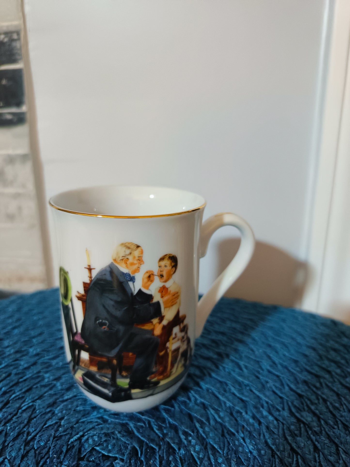 Tazas o Posillos Norman Rockwell "Memories" Vintage