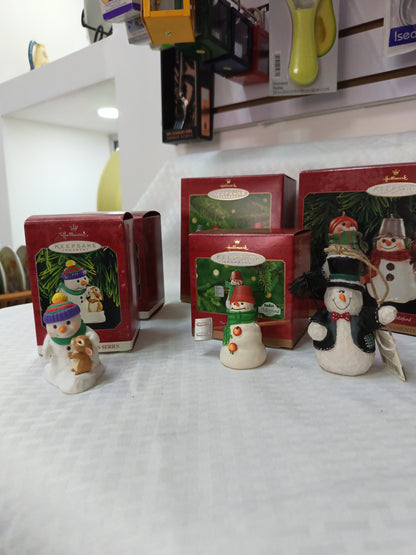 Adornó Navideño Muñecos de Nieve de la Colección KEEPSAKE Hallmark