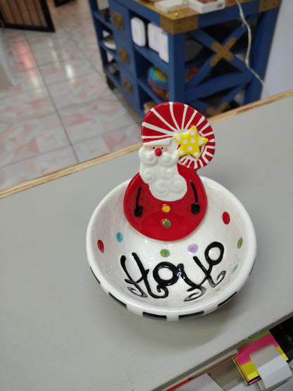 Bowl Navideño de Santa Claus