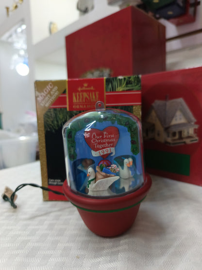 Adornó Navideño Vintage KEEPSAKE Hallmark MAGIC LIGHT