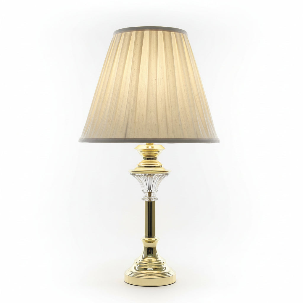 Lámpara de diseño exclusivo con cristal integrado