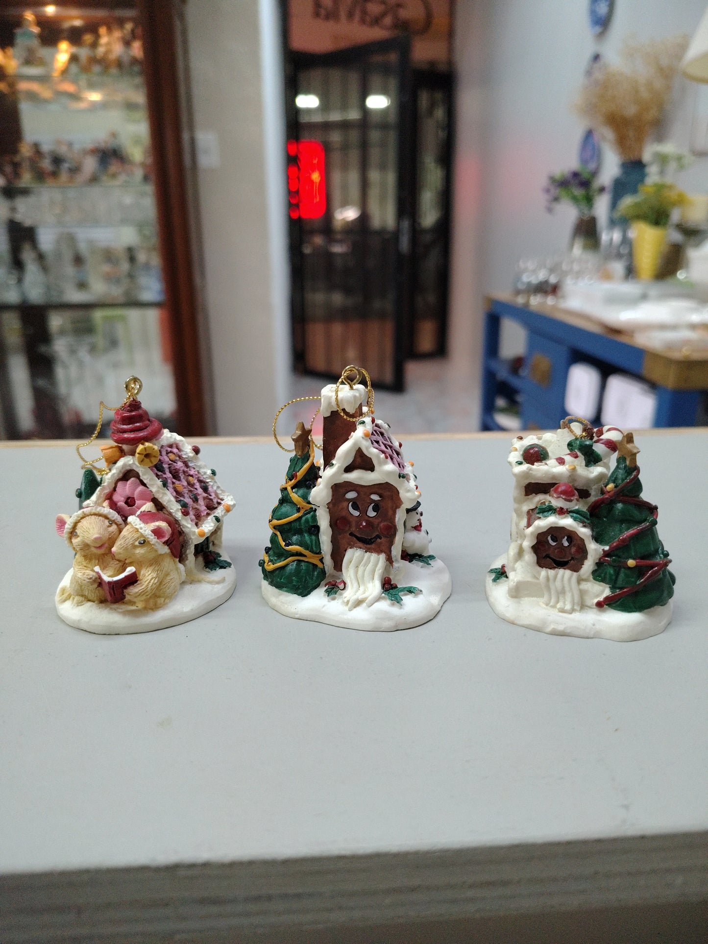 Adorno Navideño (Casitas )Set 3
