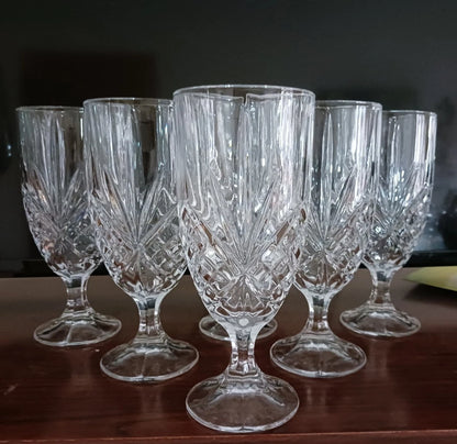 Vasos para té helado 9(Late) Godinger Shannon Dublin en cristal con capacidad de 14 oz