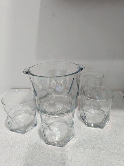 Set. Hielera y Vasos 5 Piezas