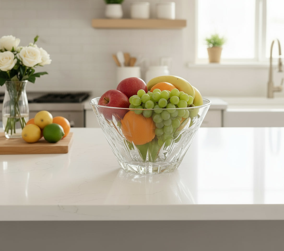 Tazon  o bowl de Cristal de Plomo – Princess House Heritage (Vintage)